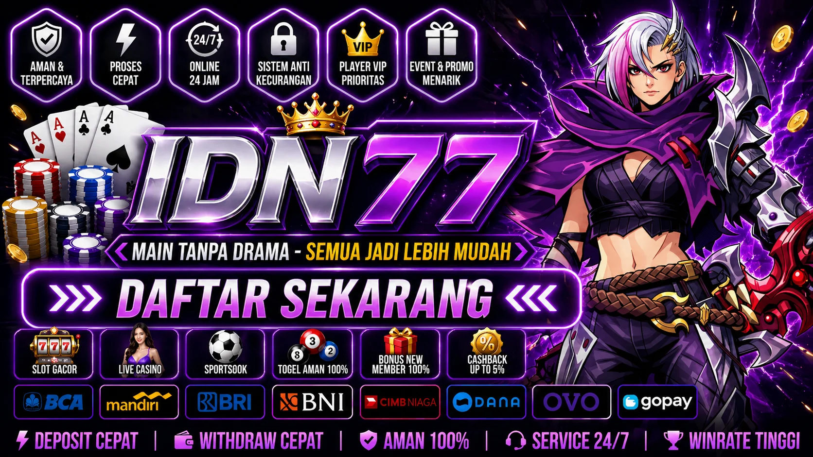 Galeri foto IDN77 – Website Game Seru Untuk Menjelajah Dunia Hiburan Digital di Jakarta